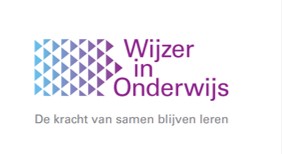 Logo: AOS “Wijzer in onderwijs”
