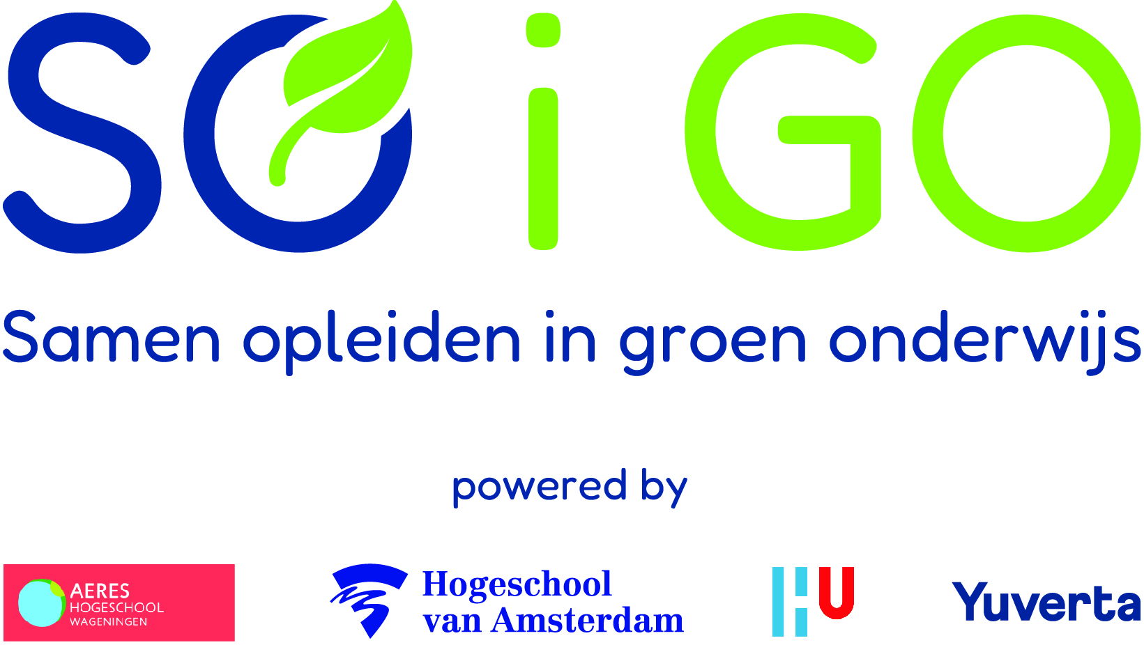 Logo: SO I GO Samen Opleiden in Groen Onderwijs